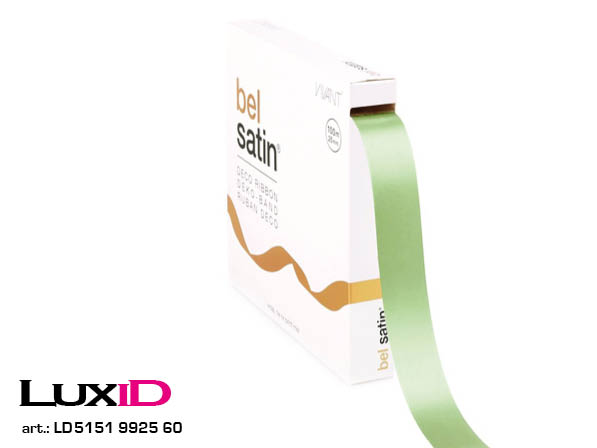 Bel satin 60 light olive 25mm x 100m